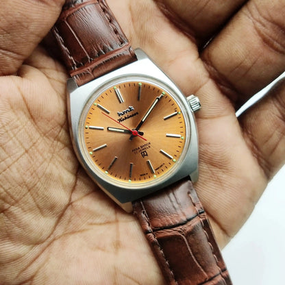 HMT Orange Stick Indices Kohinoor Para Shock 17 Jewels Handwinding