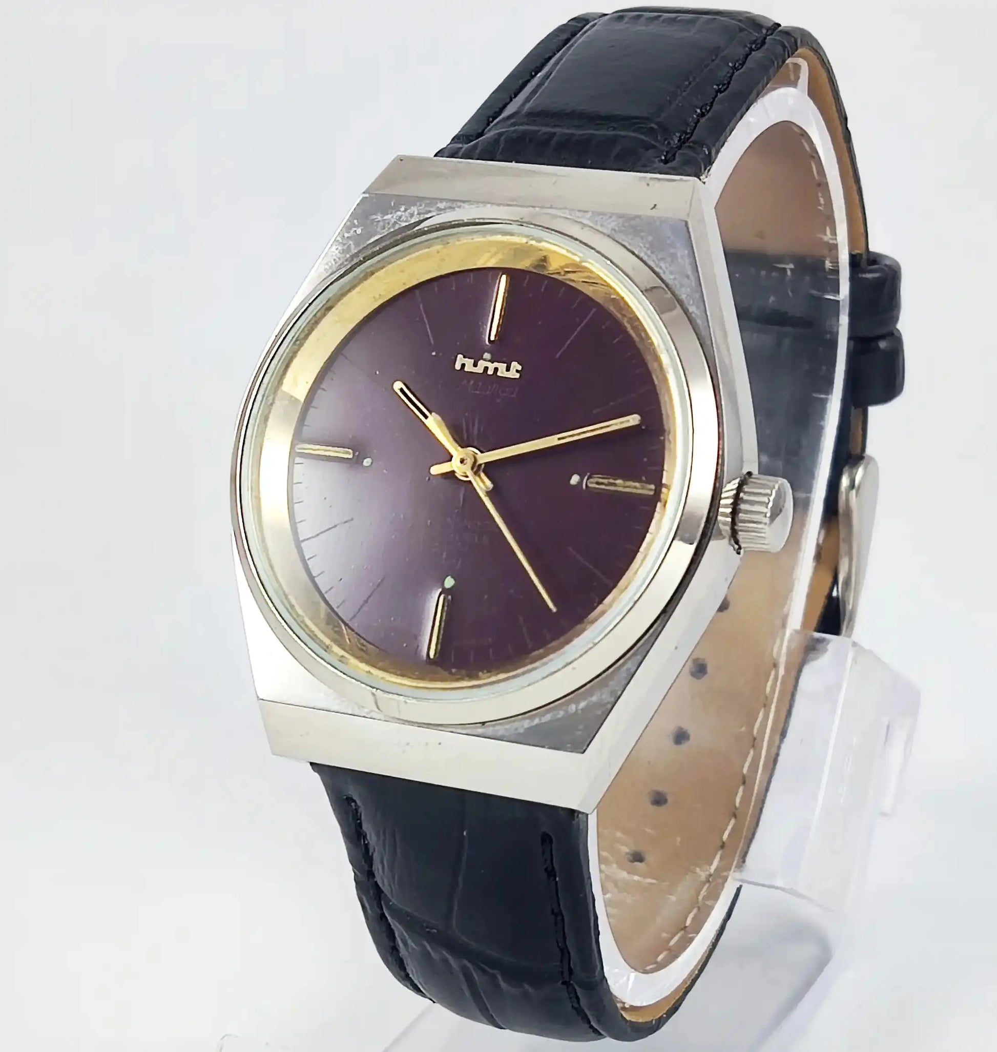 HMT Para Shock 17 Jewels Maroon Dial Handwinding Discover-Diamonds Physical