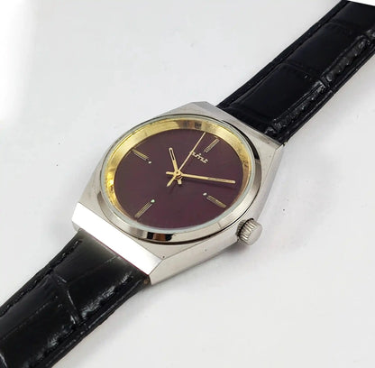 HMT Para Shock 17 Jewels Maroon Dial Handwinding Discover-Diamonds Physical