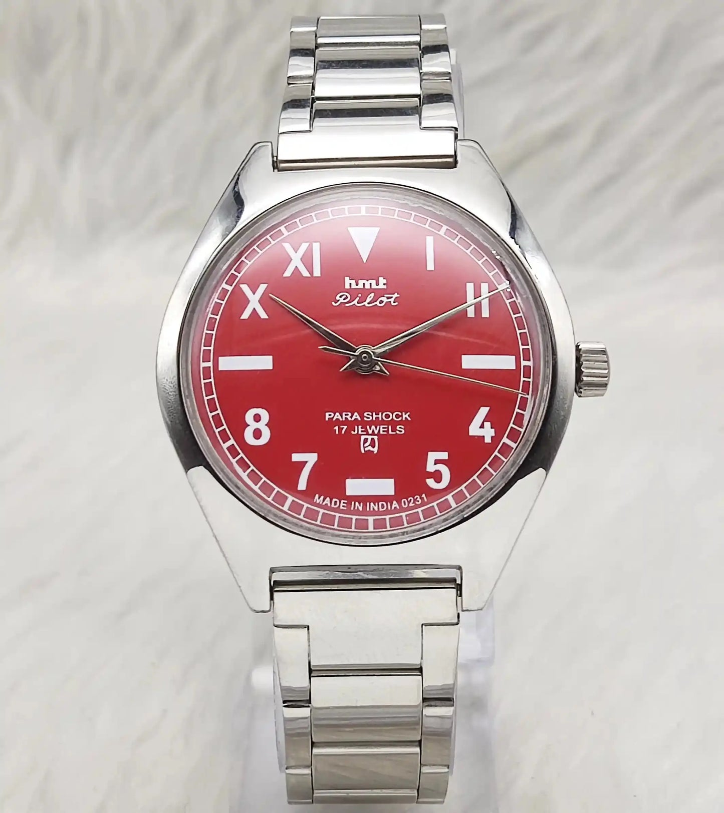HMT Pilot 17 Jewels Roman-English Numerals Dial Handwinding