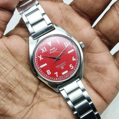 HMT Pilot 17 Jewels Roman-English Numerals Dial Handwinding