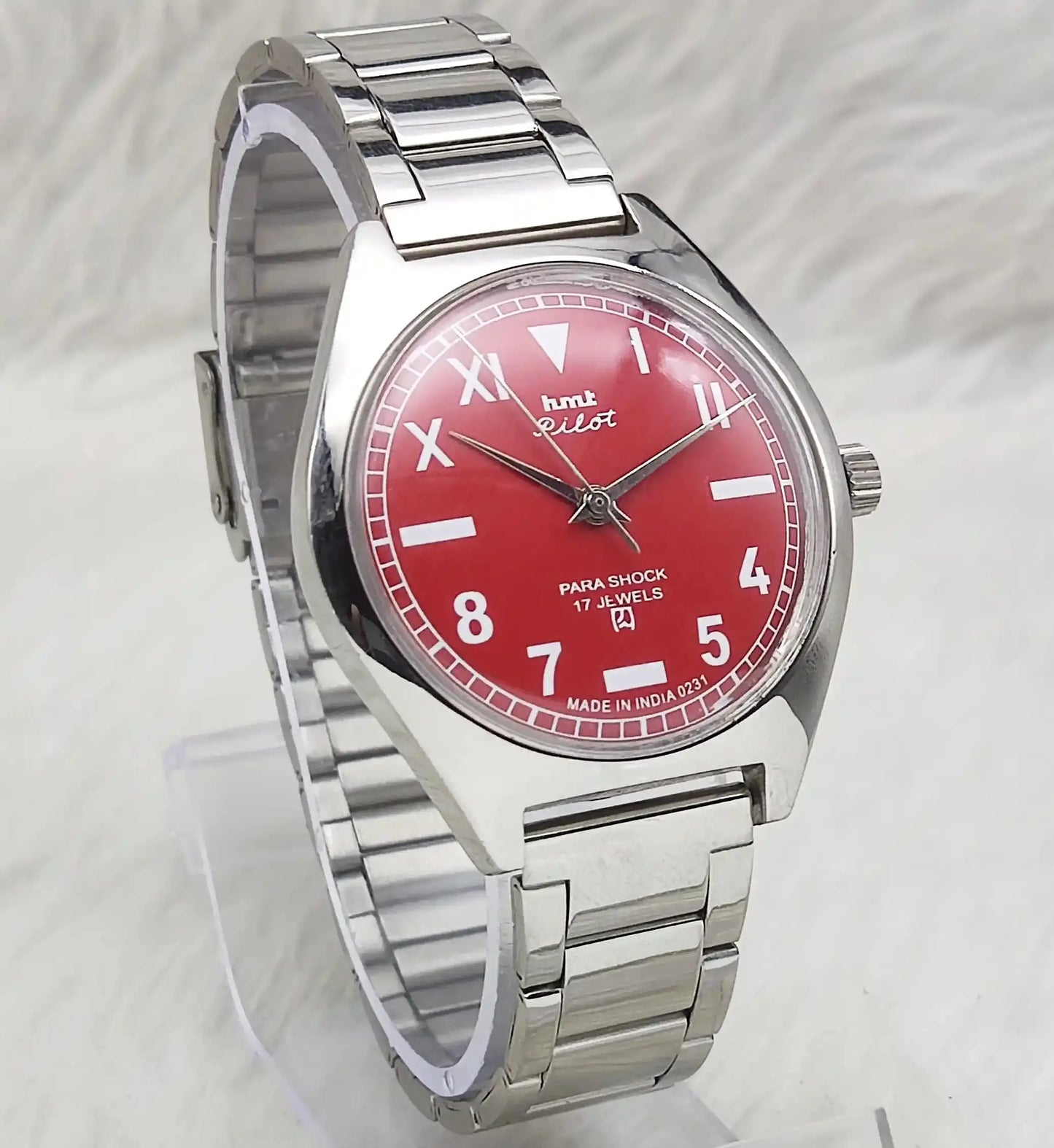 HMT Pilot 17 Jewels Roman-English Numerals Dial Handwinding