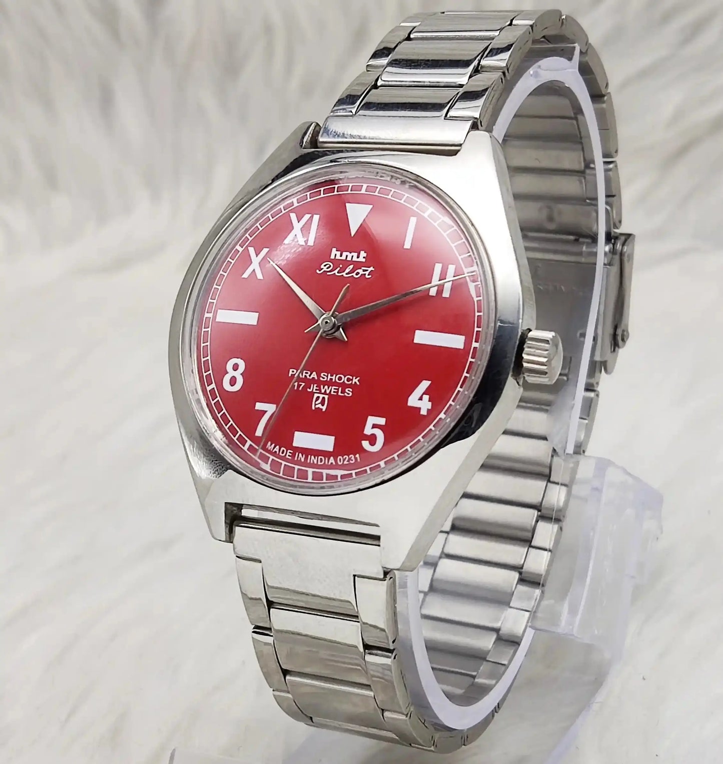 HMT Pilot 17 Jewels Roman-English Numerals Dial Handwinding