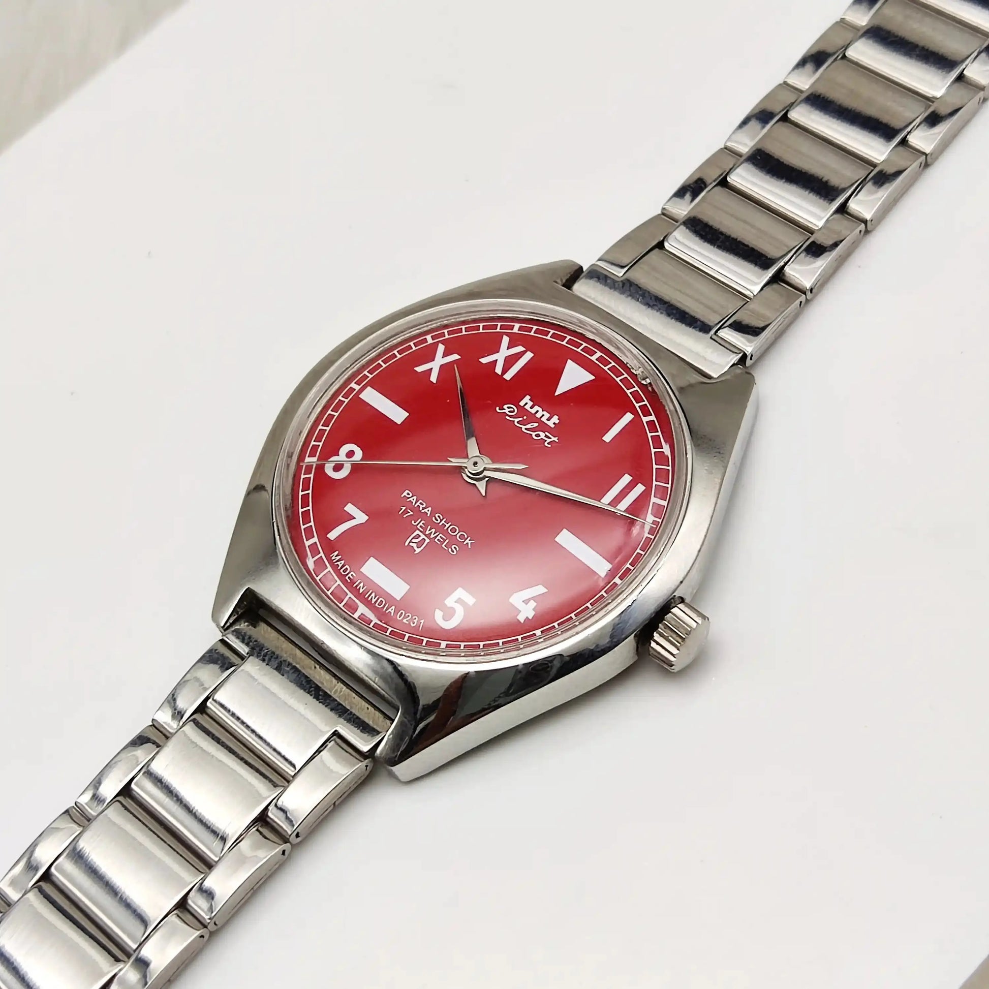 HMT Pilot 17 Jewels Roman-English Numerals Dial Handwinding