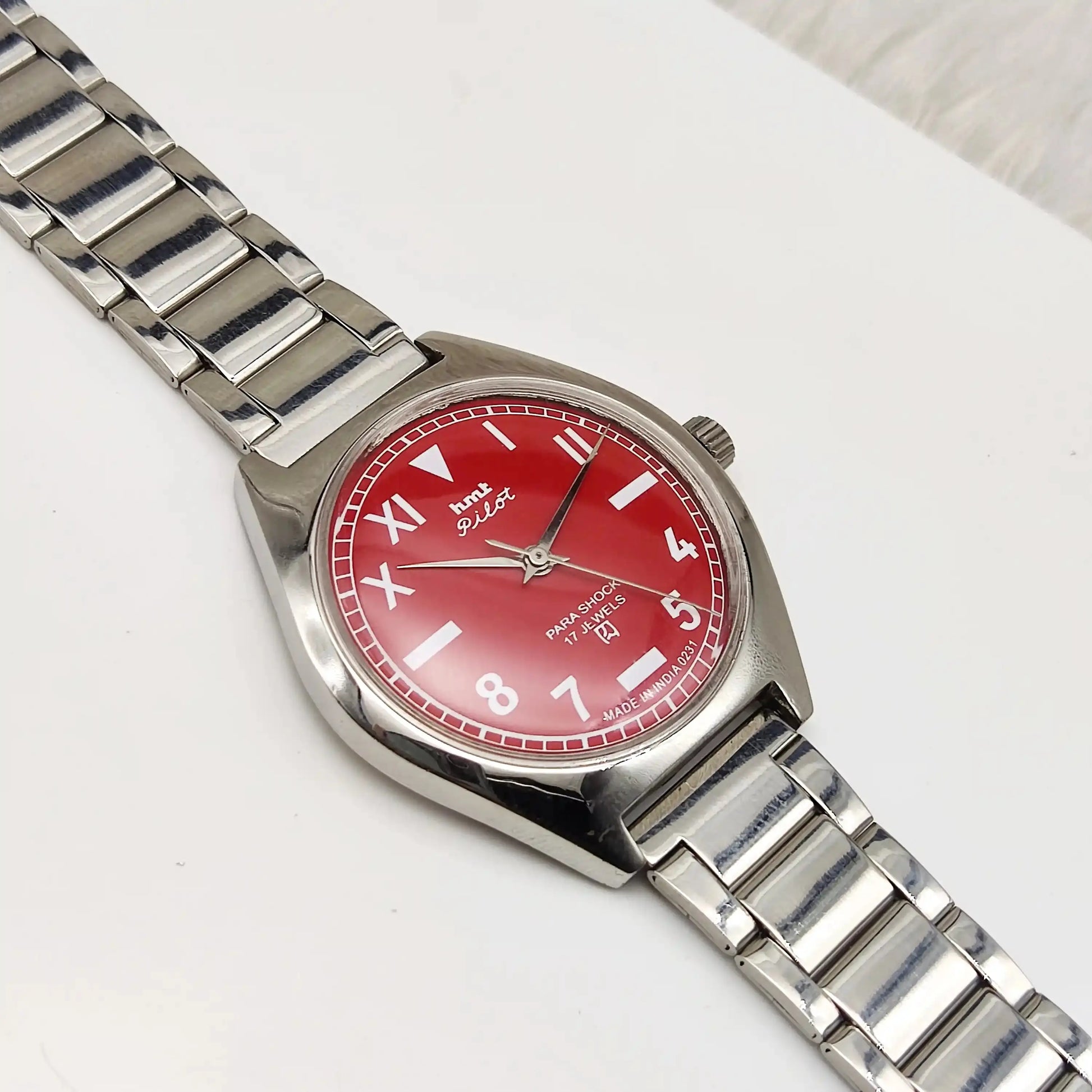 HMT Pilot 17 Jewels Roman-English Numerals Dial Handwinding