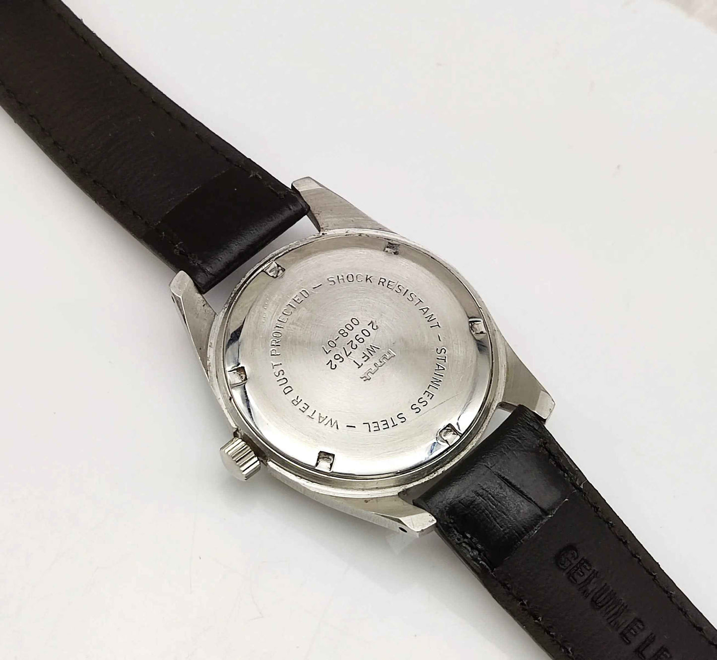 HMT Pilot Arabic Font Handwinding 17 Jewels Men's Watch Green Dial