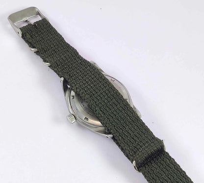 HMT Pilot Green Dial Mechanical Handwinding Men's Watch 0231 Discover-Diamonds