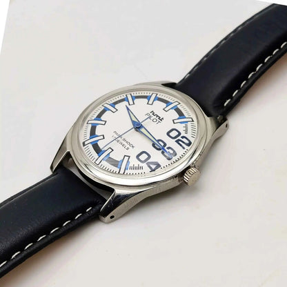 HMT Pilot Handwinding 17 Jewels Men's Watch White Dial