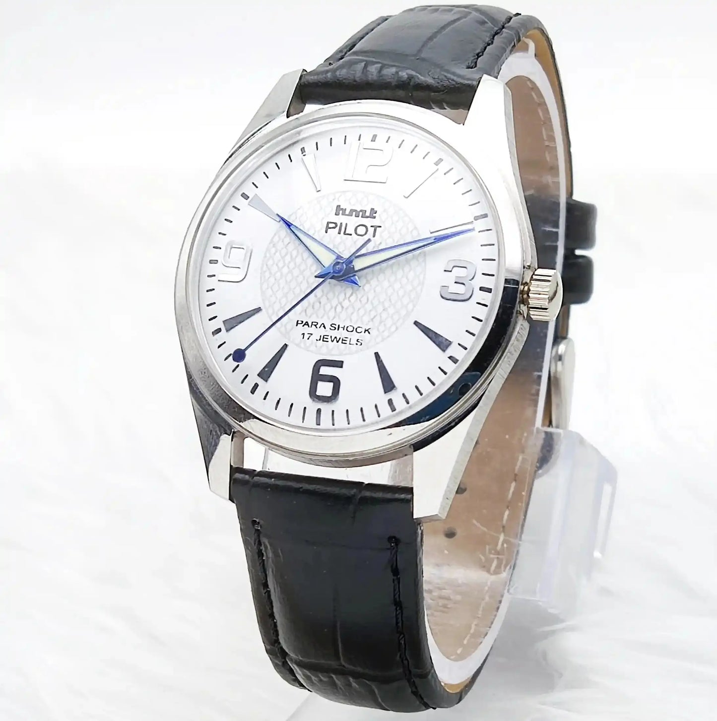 HMT Pilot Handwinding Movement 17 Jewels White Dial 0231 Discover-Diamonds Physical