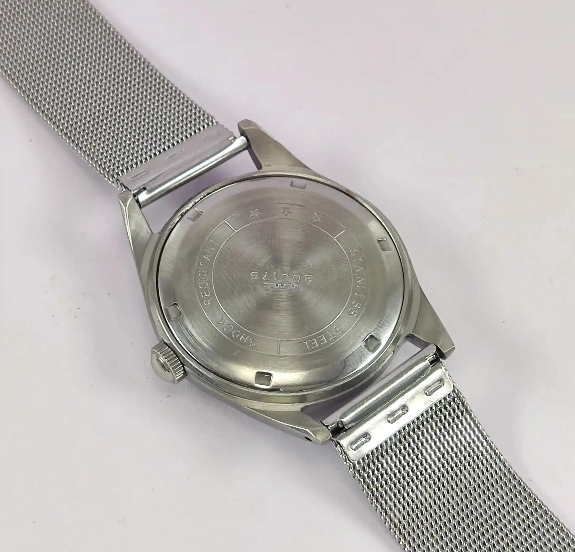 HMT Pilot Para Shock 17 Jewels Black Dial Handwinding Watch - Discover-Diamonds