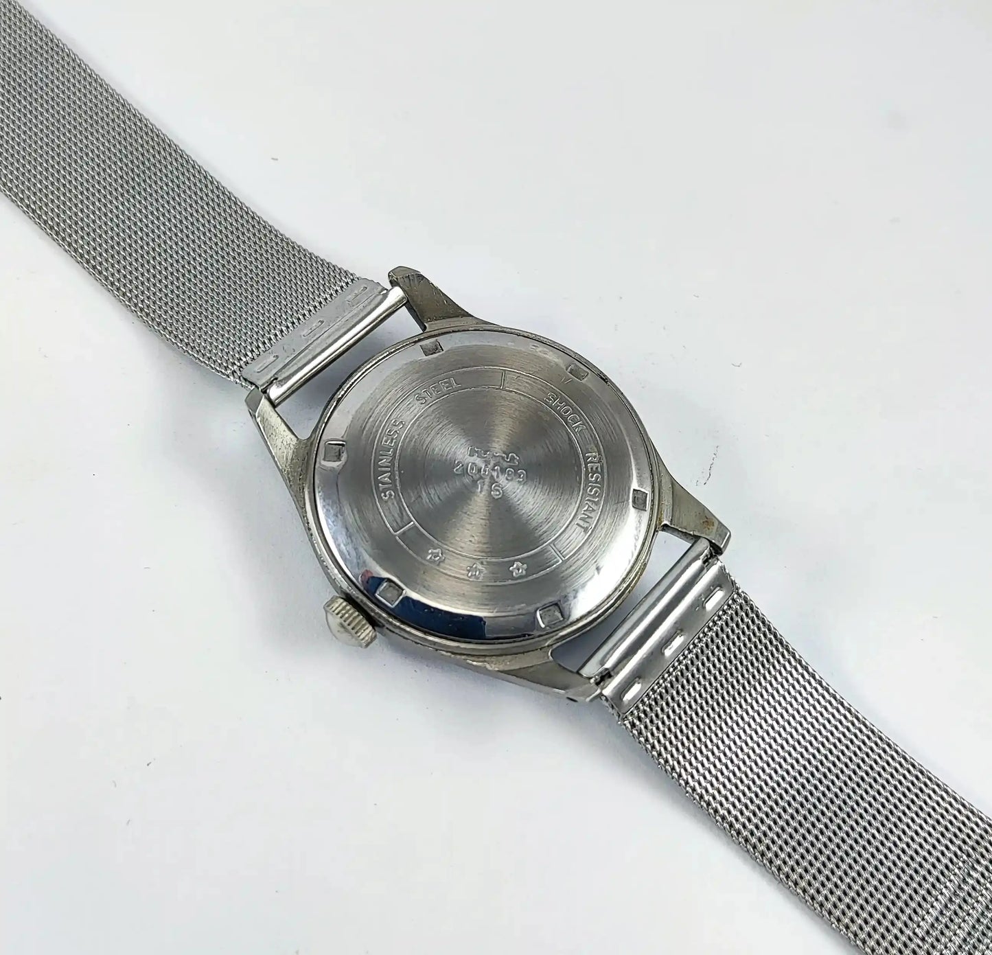 HMT Pilot Para Shock 17 Jewels Blue Dial Handwinding Discover-Diamonds Physical