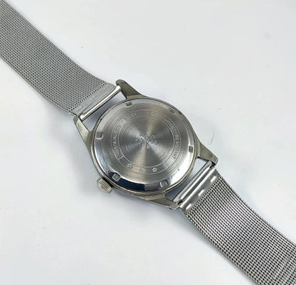 HMT Pilot Para Shock 17 Jewels Blue Dial Handwinding Discover-Diamonds Physical