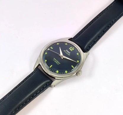 HMT Pilot Para Shock 17 Jewels Deep Blue Dial Handwinding Watch Discover-Diamonds