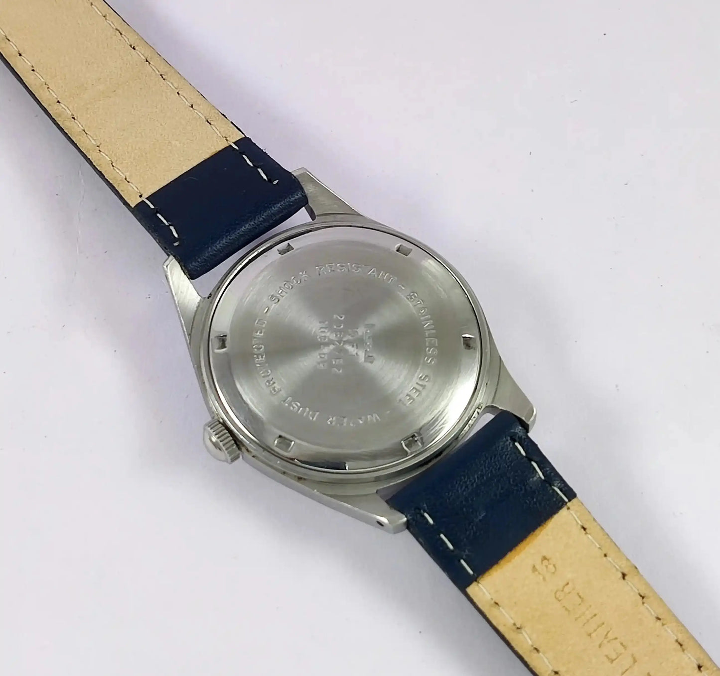 HMT Pilot Para Shock 17 Jewels Deep Blue Dial Handwinding Watch Discover-Diamonds