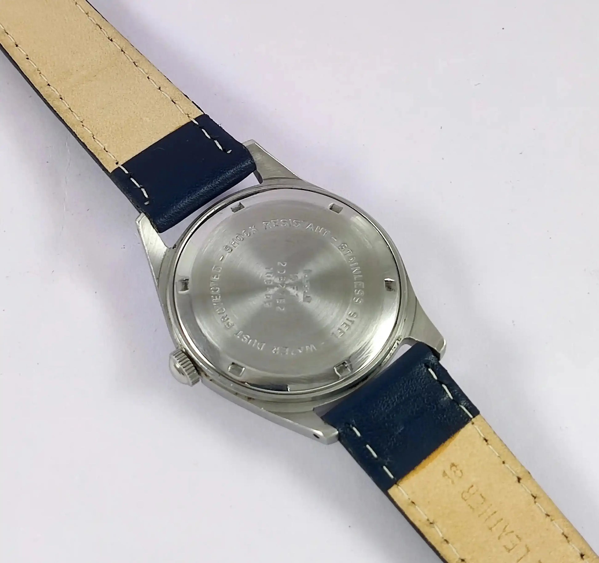 HMT Pilot Para Shock 17 Jewels Deep Blue Dial Handwinding Watch Discover-Diamonds