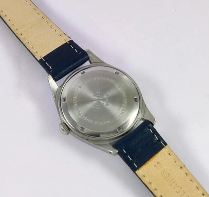 HMT Pilot Para Shock 17 Jewels Deep Blue Dial Handwinding Watch Discover-Diamonds