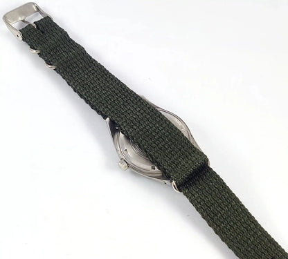 HMT Pilot Para Shock 17 Jewels Green Dial Mechanical Handwinding Discover-Diamonds Physical