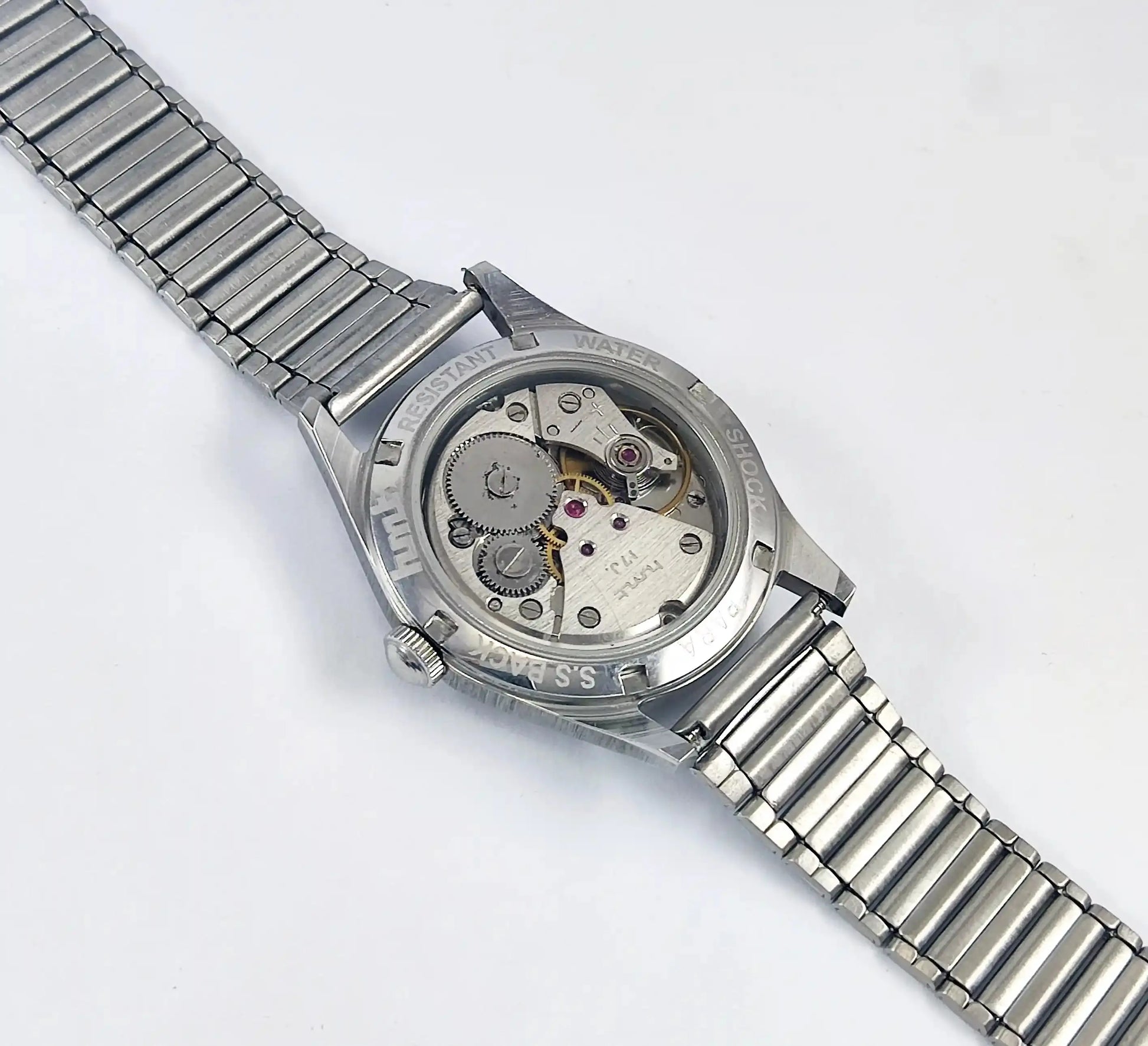 HMT Pilot Para Shock 17 Jewels Red Dial Handwinding Discover-Diamonds Physical