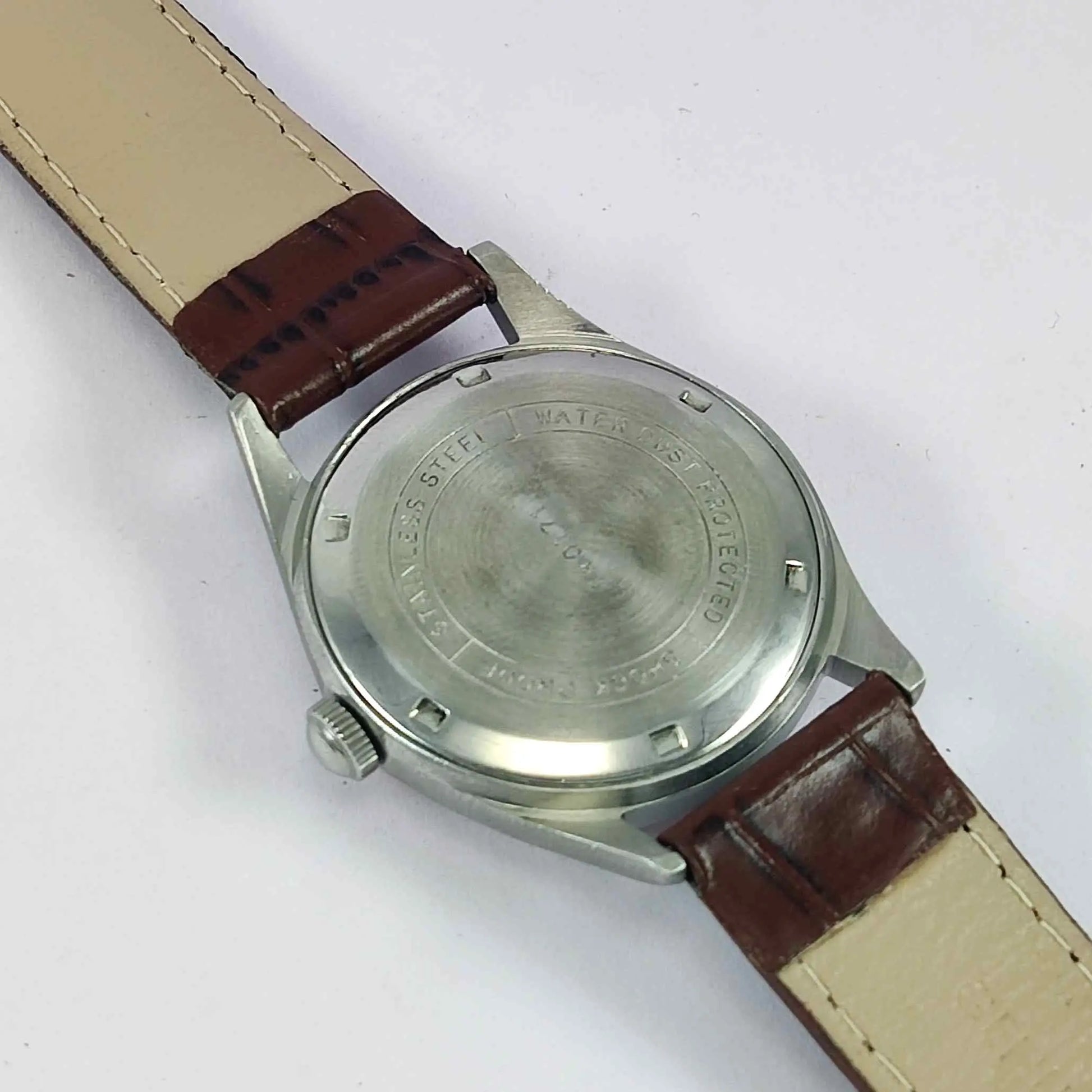HMT Pilot Para Shock 17 Jewels Red Numerials Dial Mechanical Hand winding Men's Watch Discover-Diamonds