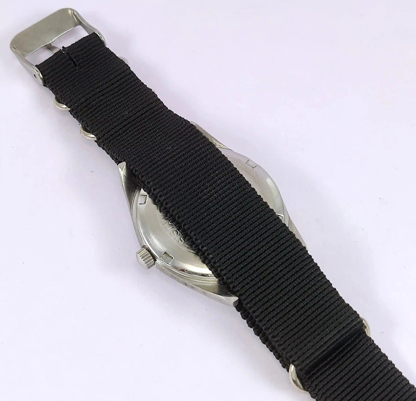 HMT Pilot Para Shock 17 Jewels White Dial Handwinding Watch Discover-Diamonds