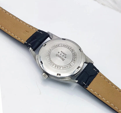 HMT Pilot Para Shock 17 Jewels White Dial Mechanical Handwinding Discover-Diamonds Physical