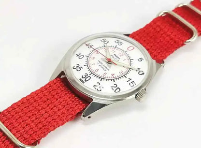 HMT Pilot Para Shock 17 Jewels White English Sub Numerals Dial Handwinding Watch