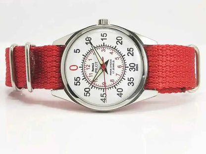 HMT Pilot Para Shock 17 Jewels White English Sub Numerals Dial Handwinding Watch