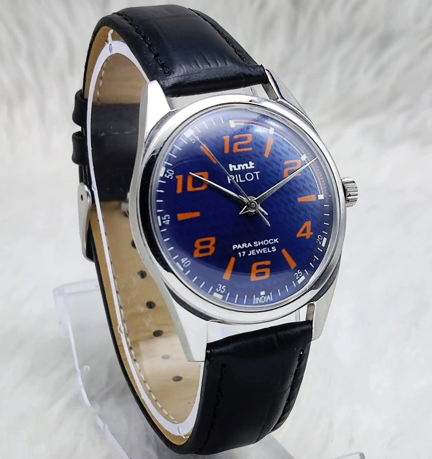 HMT Pilot Stick-Numerals Indices 17 Jewels Handwinding