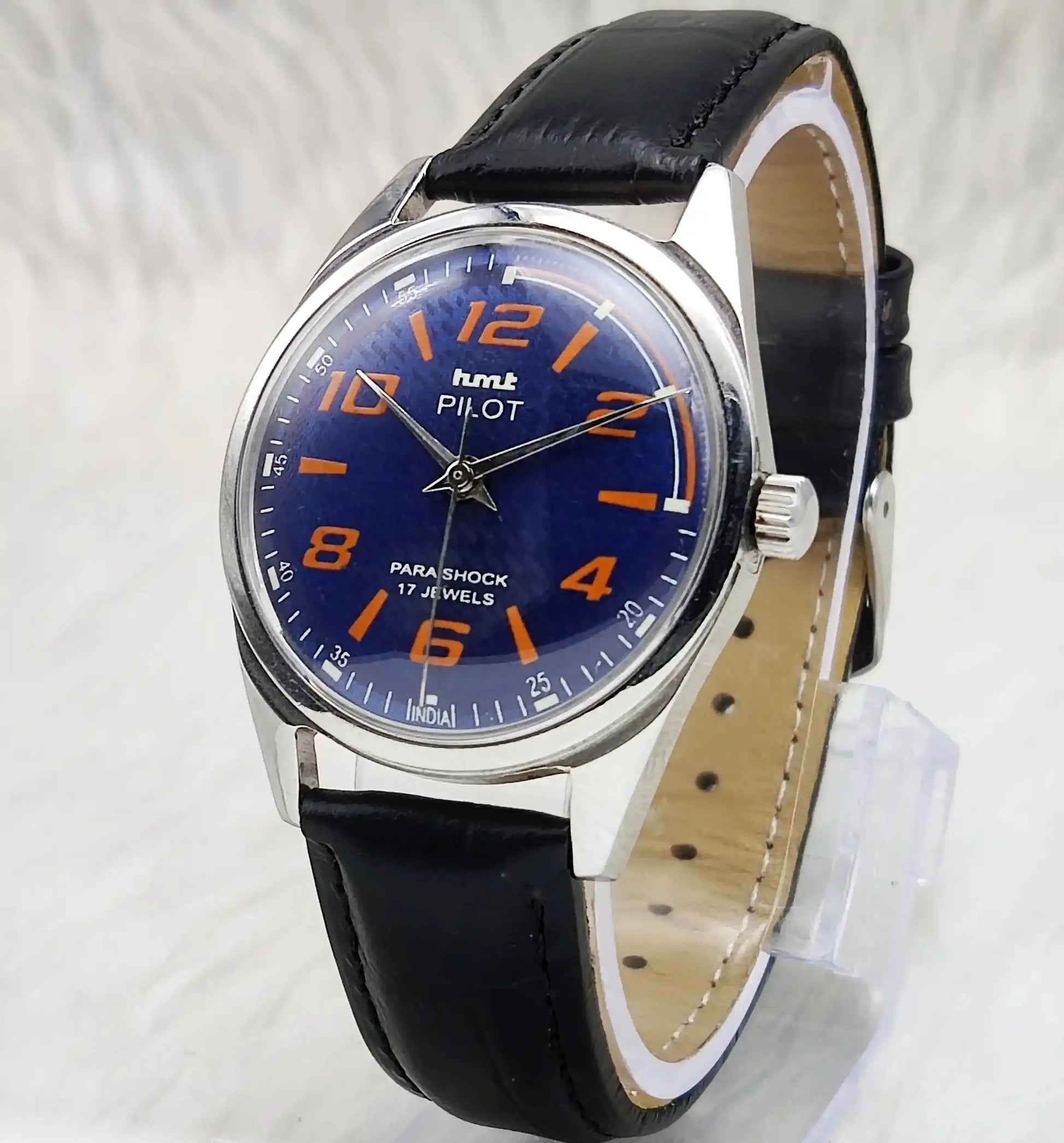 HMT Pilot Stick-Numerals Indices 17 Jewels Handwinding