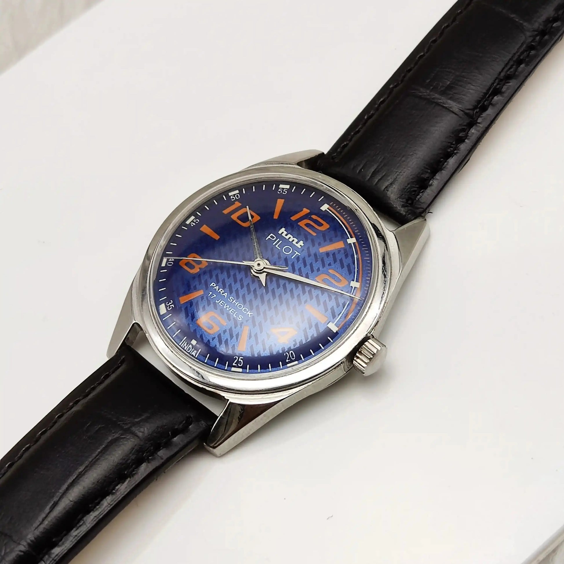 HMT Pilot Stick-Numerals Indices 17 Jewels Handwinding