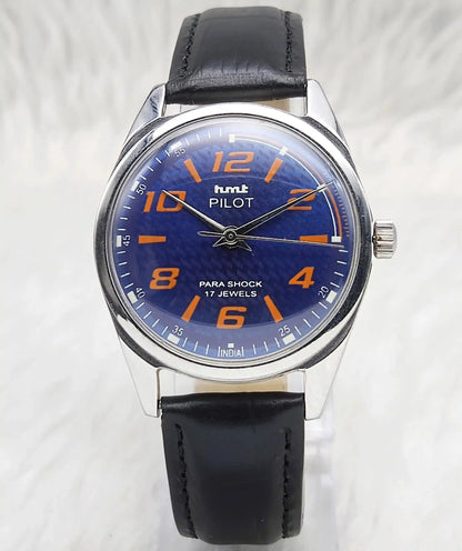 HMT Pilot Stick-Numerals Indices 17 Jewels Handwinding