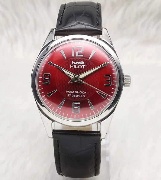 HMT Pilot Stick-Numerals Indices 17 Jewels Handwinding