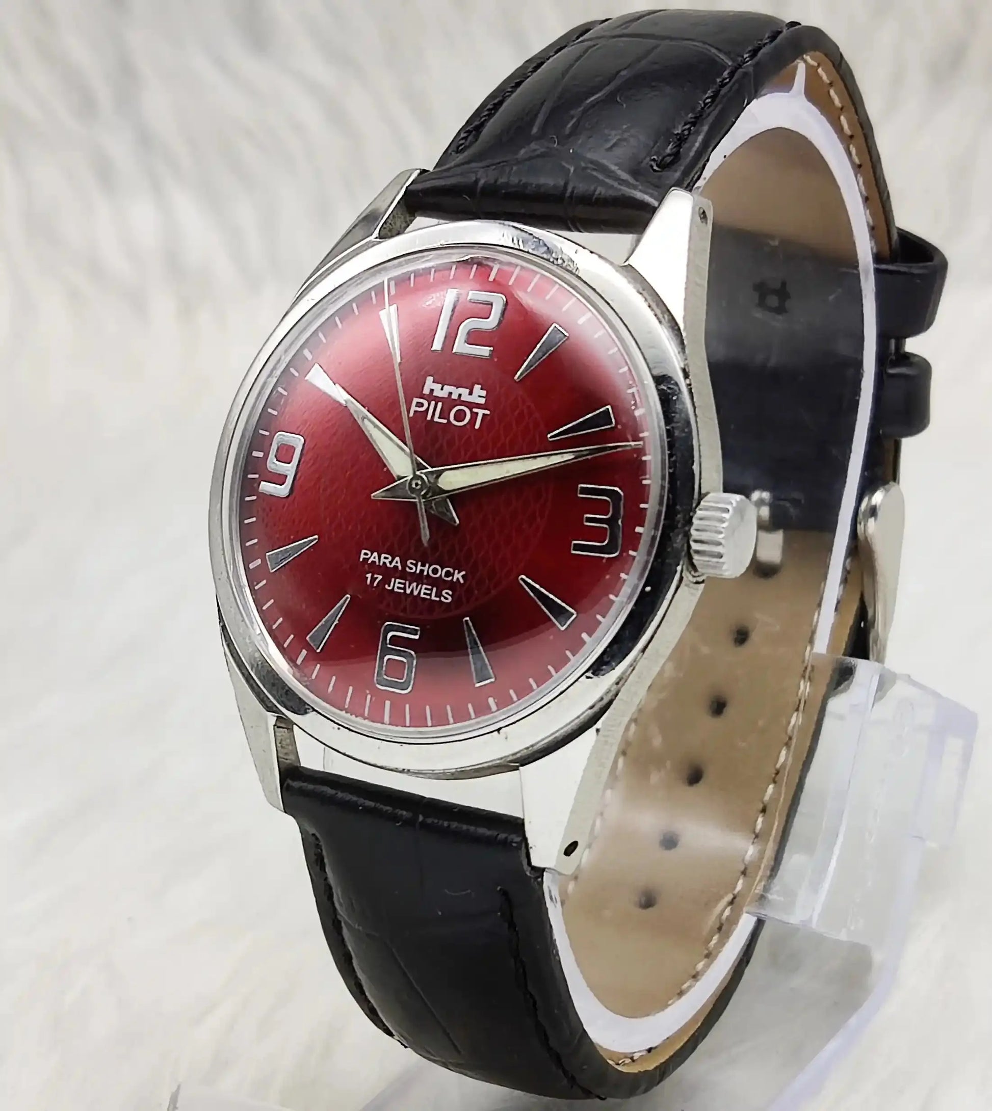 HMT Pilot Stick-Numerals Indices 17 Jewels Handwinding
