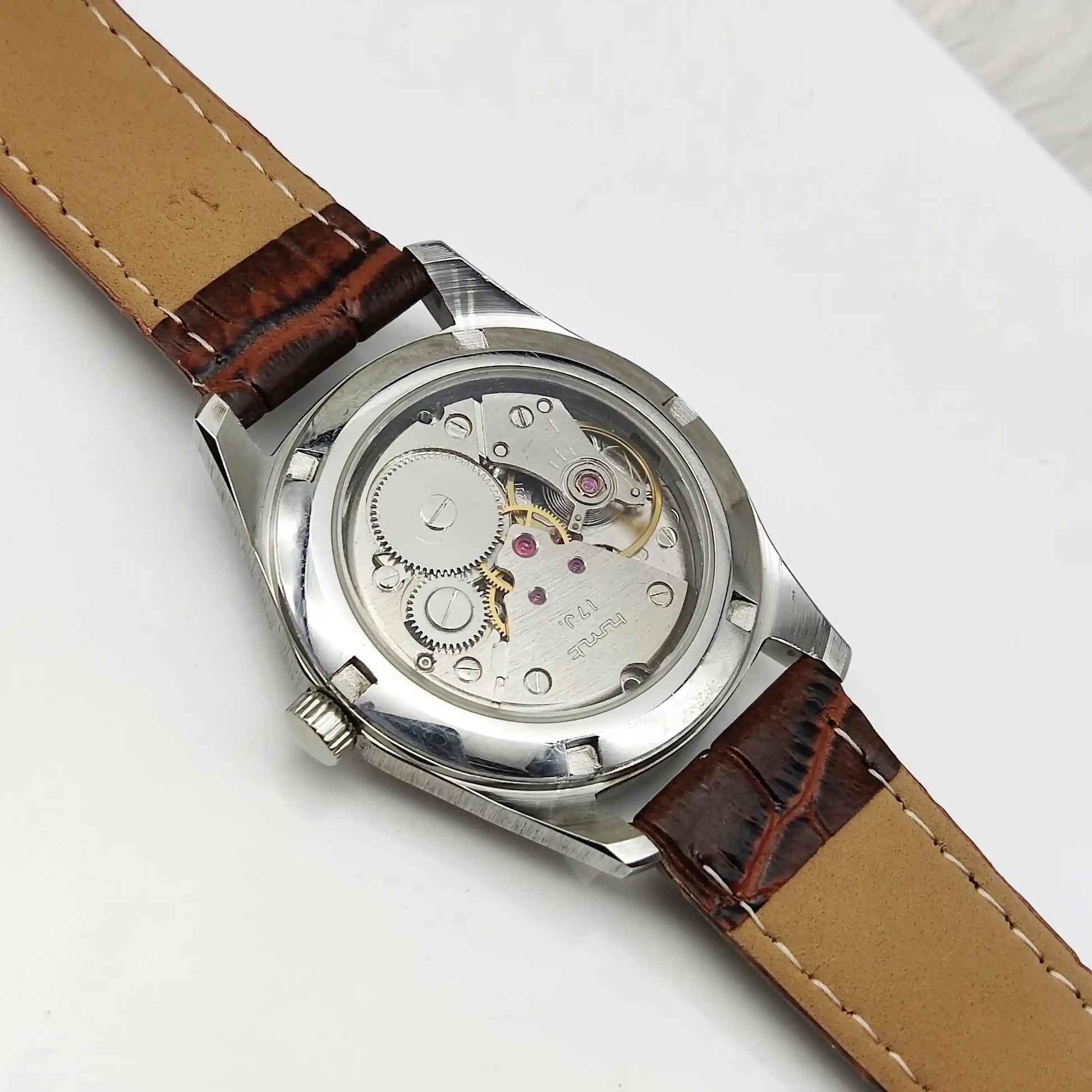 HMT Pilot Stick-Numerals Indices 17 Jewels Mechanical Handwinding