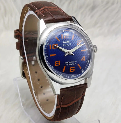HMT Pilot Stick-Numerals Indices 17 Jewels Mechanical Handwinding