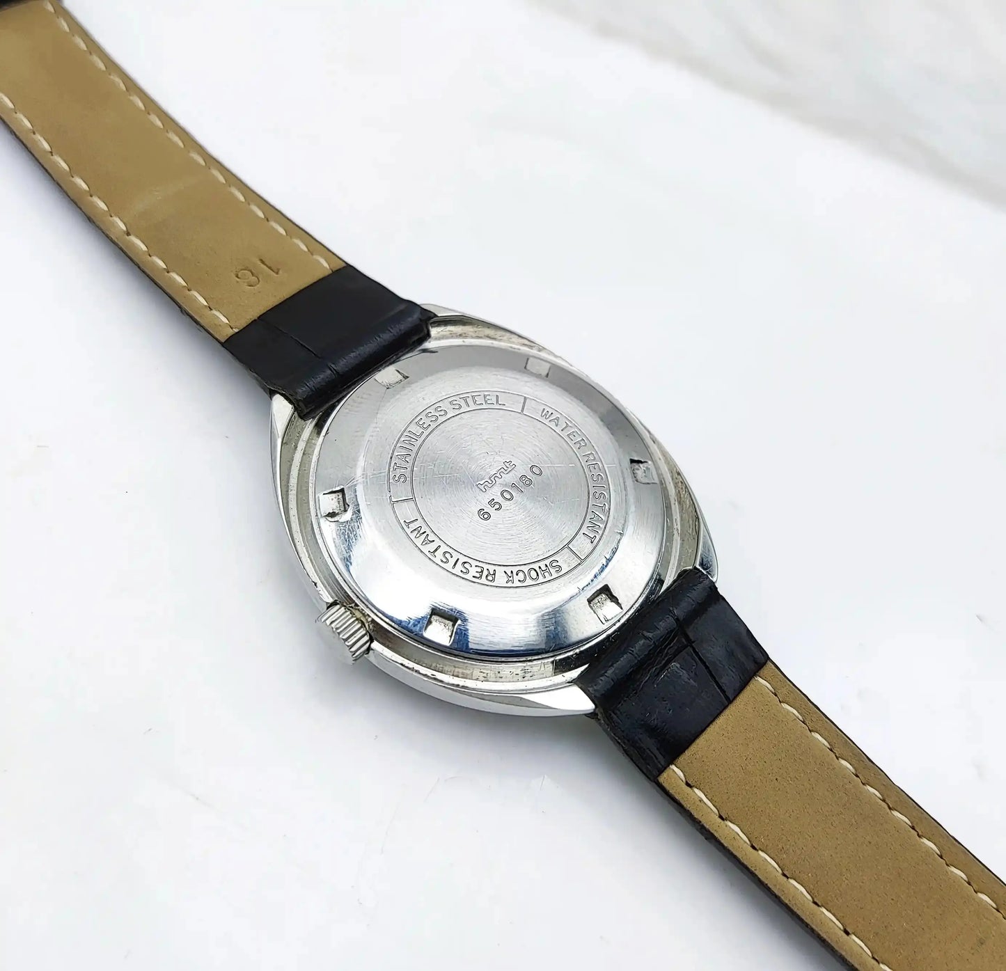 HMT Rajat Automatic 21 Jewels Silver Dial Day Date