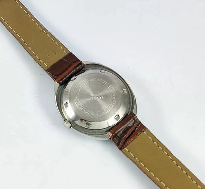 HMT Rajat Automatic 21 Jewels White Dial Day Date - Discover-Diamonds