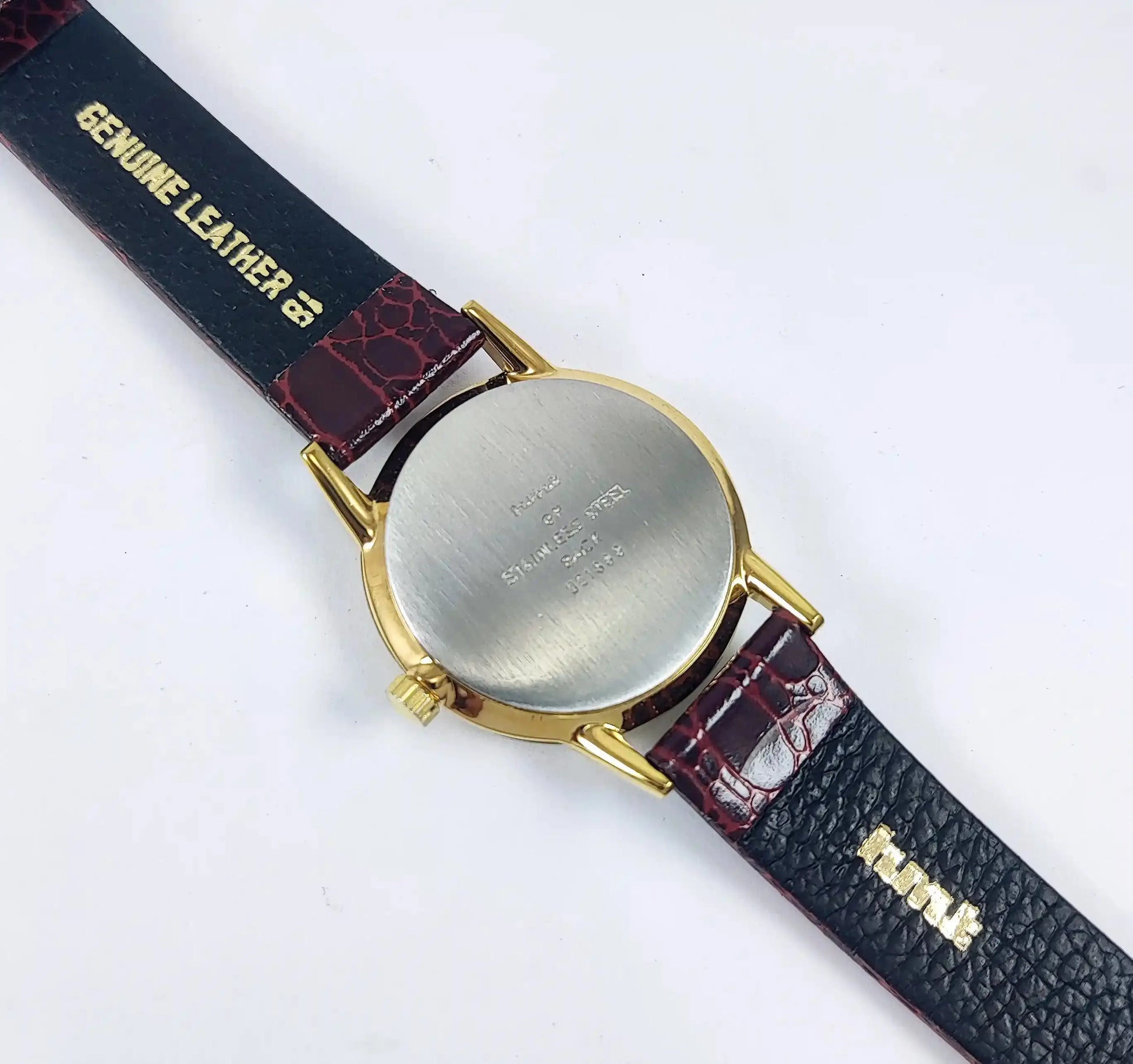 HMT Skeletion Dial Para Shock 17 Jewels Golden Color Mechanical Handwinding Discover-Diamonds Physical