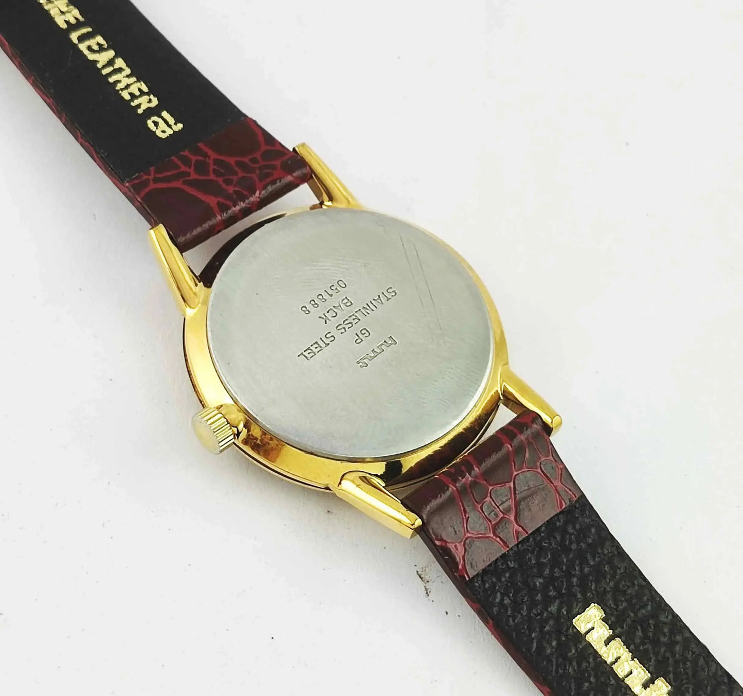 HMT Skeletion Golden Dial Para Shock 17 Jewels Men's Wrist Watch 0231 Discover-Diamonds