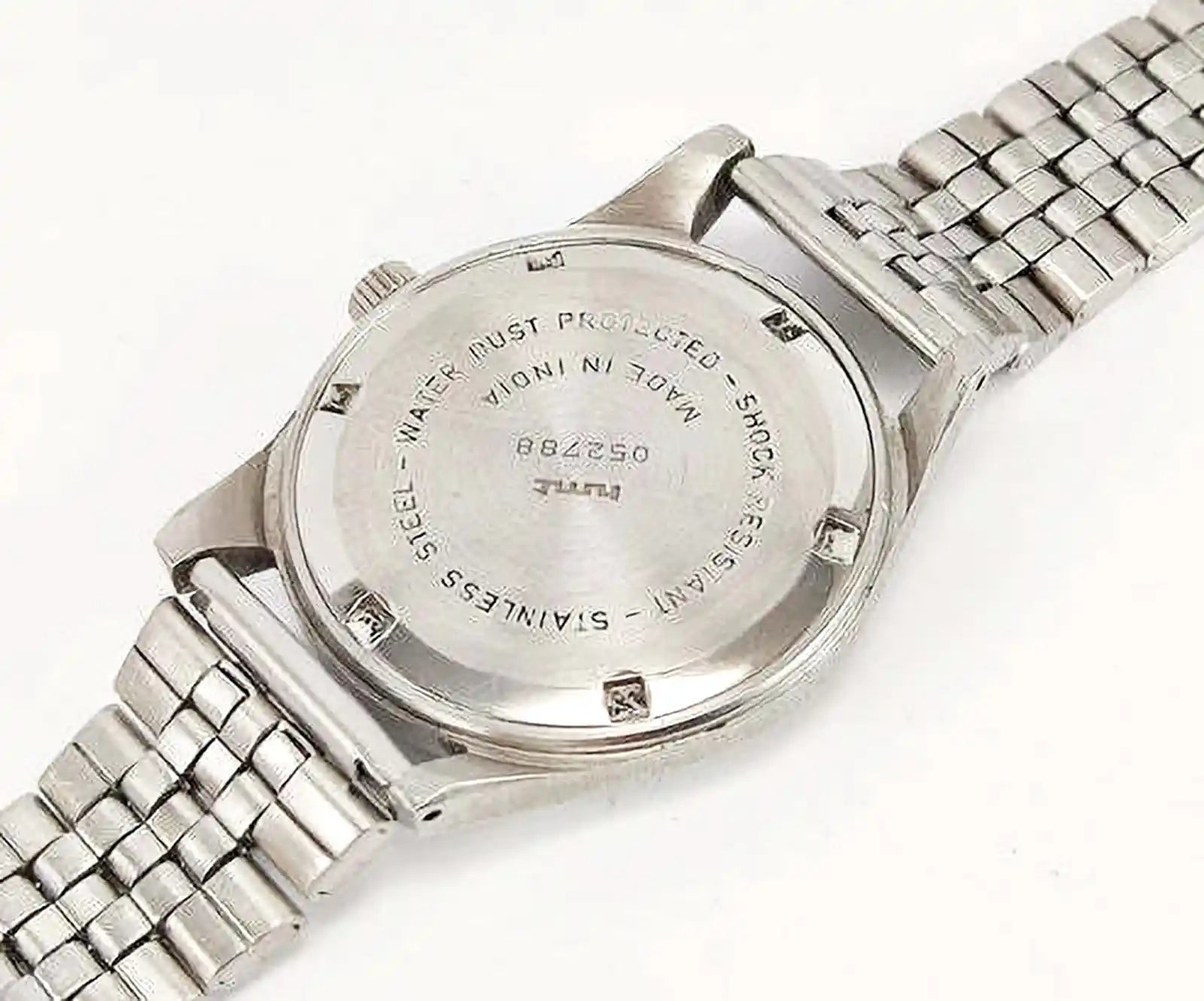 HMT Jubilee Dial 17 Jewels Para Shock Black Roman Dial Handwinding Men's Watch 0231 Discover-Diamonds Physical