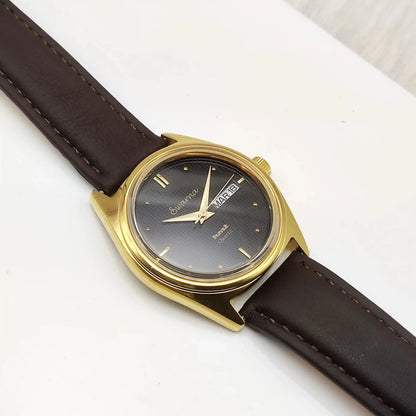 HMT Swarna Black Dial Day Date Function