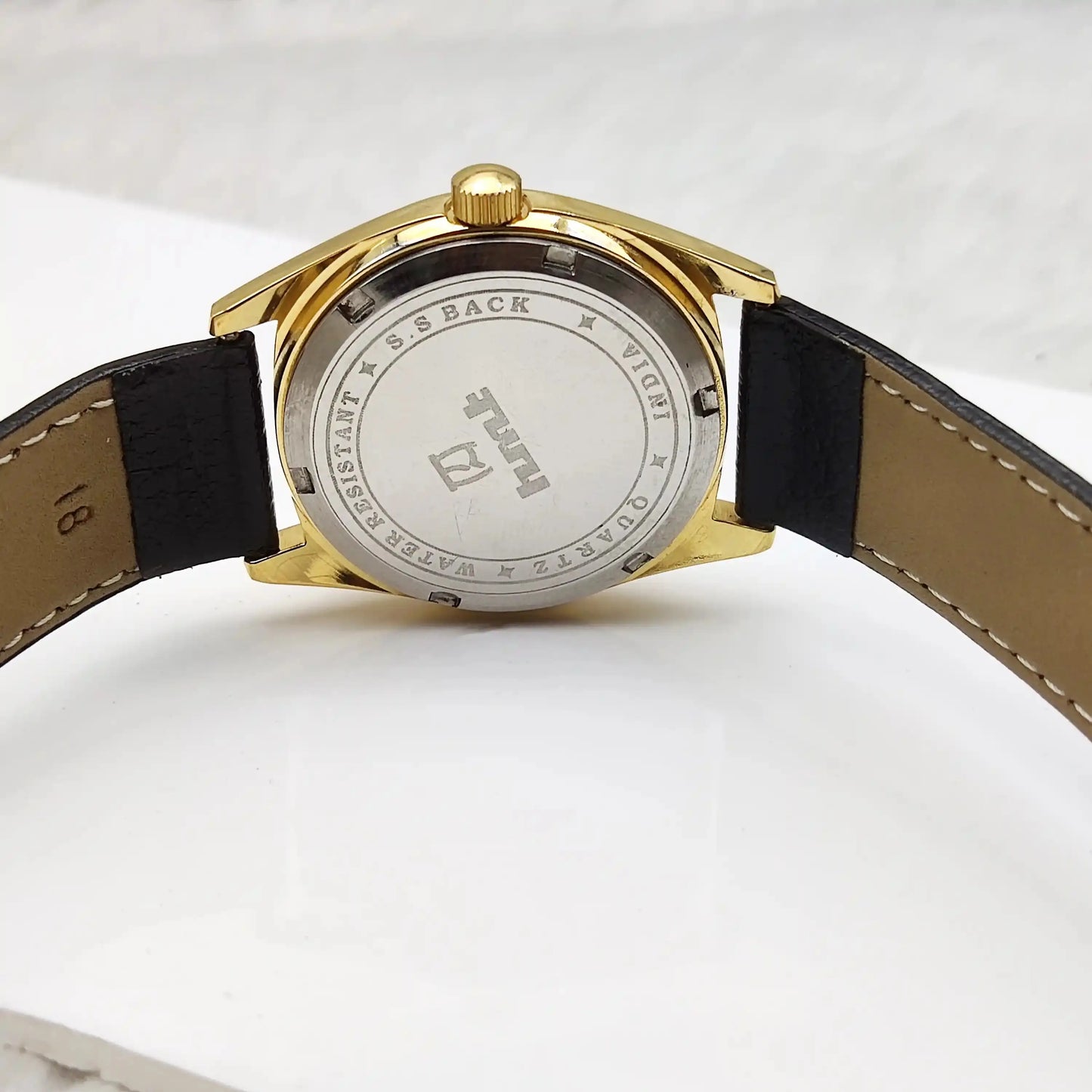 HMT Swarna Cream Dial Day Date Function