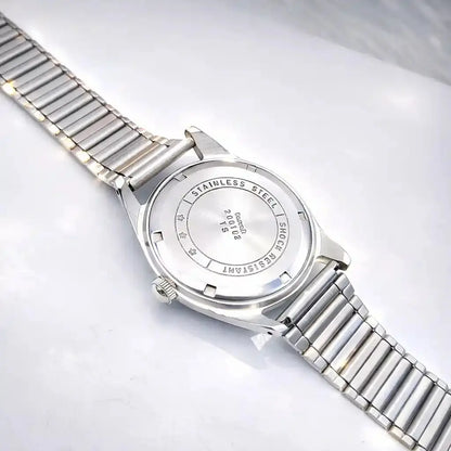 HMT Tamil Ocean Blue Dial Para Shock 17 Jewels Handwinding - Discover-Diamonds