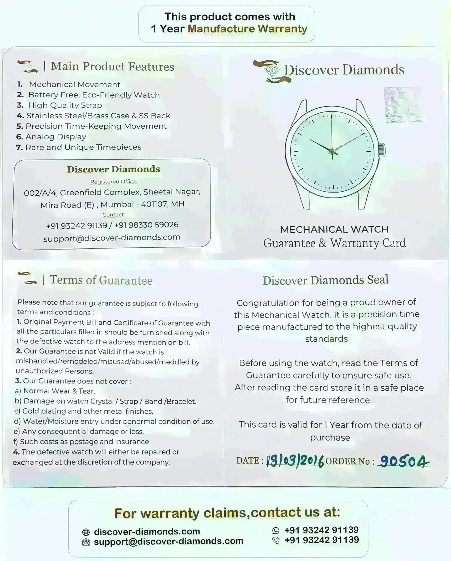 HMT Gandaberunda Kannada Numerals Turquoise Dial 17 Jewels Handwinding Men's Watch 0231 - Discover-Diamonds