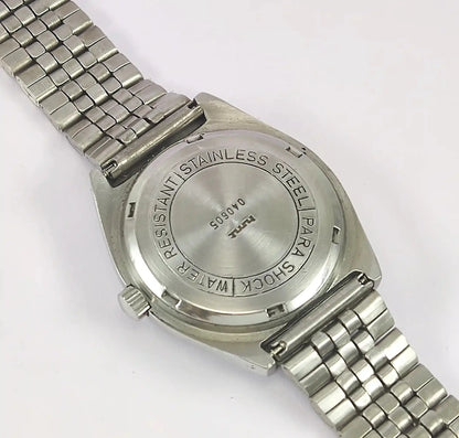 HMT Tareeq 17 Jewels Torquoise Dial Date Function Men's Watch Discover-Diamonds