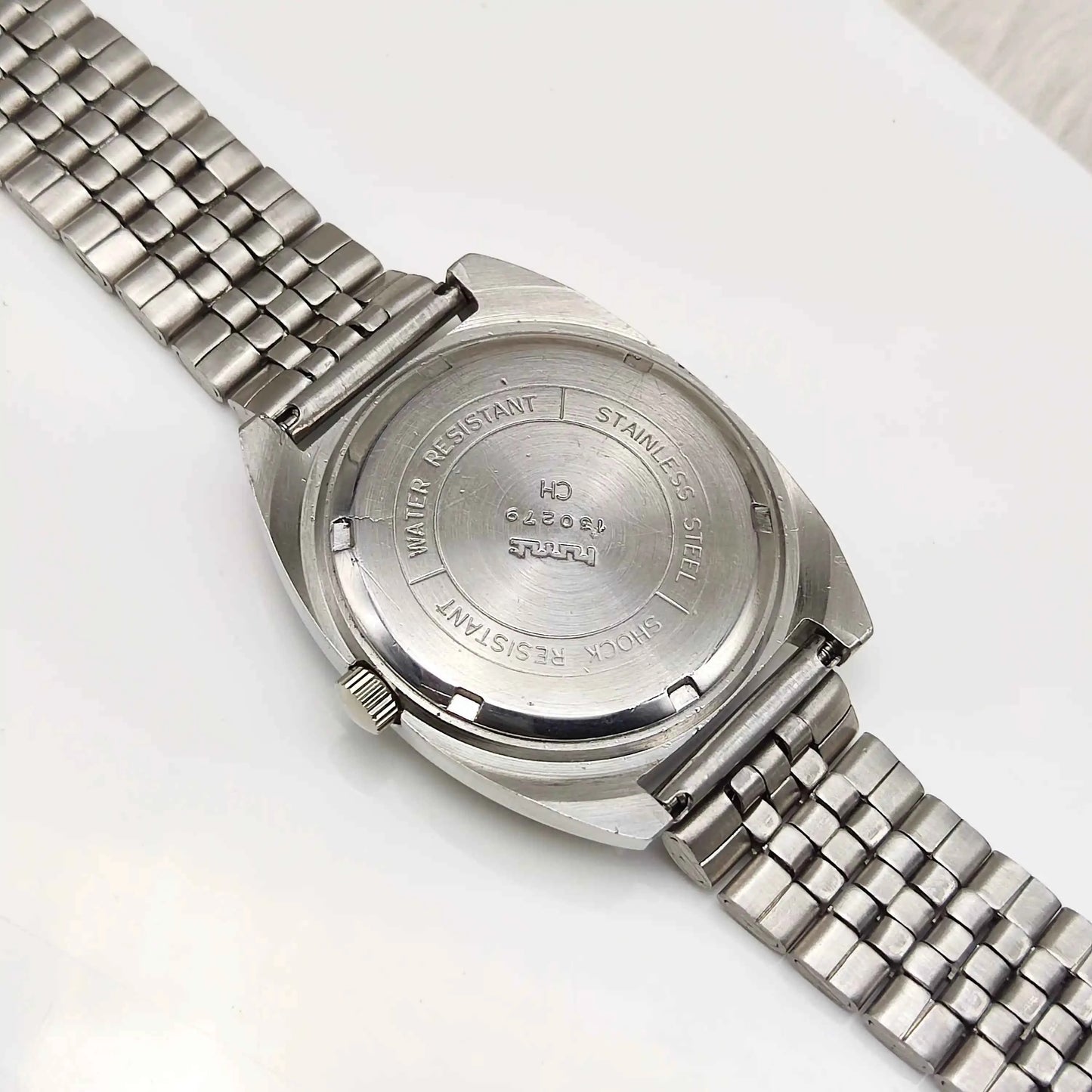 HMT Avinash Bluish Stick Indices 17 Jewels Men's Watch