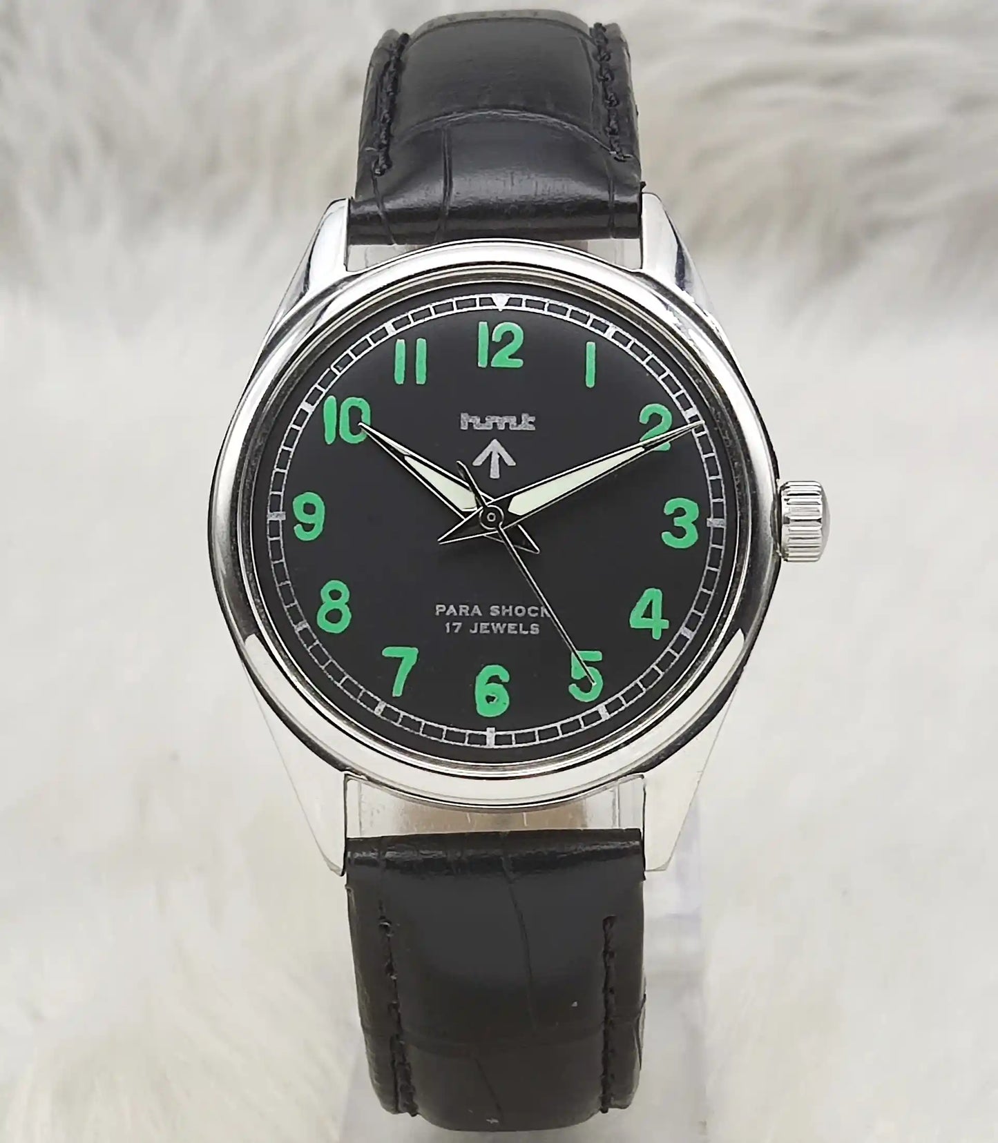 HMT Black Dial 17 Jewels Handwinding Watch