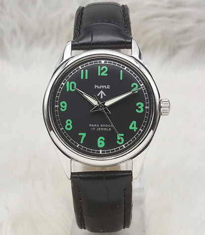 HMT Black Dial 17 Jewels Handwinding Watch