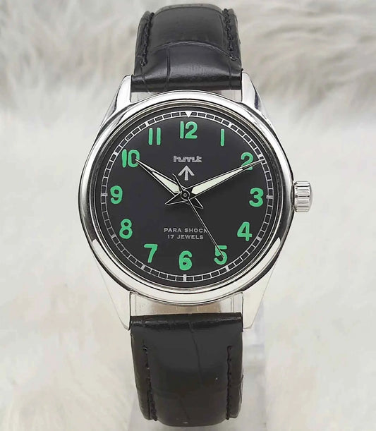 HMT Black Dial 17 Jewels Handwinding Watch