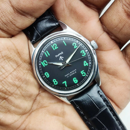 HMT Black Dial 17 Jewels Handwinding Watch